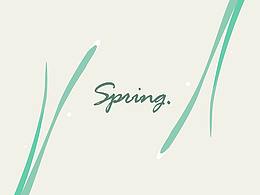 AI插畫練習 | 綠植小清新插畫