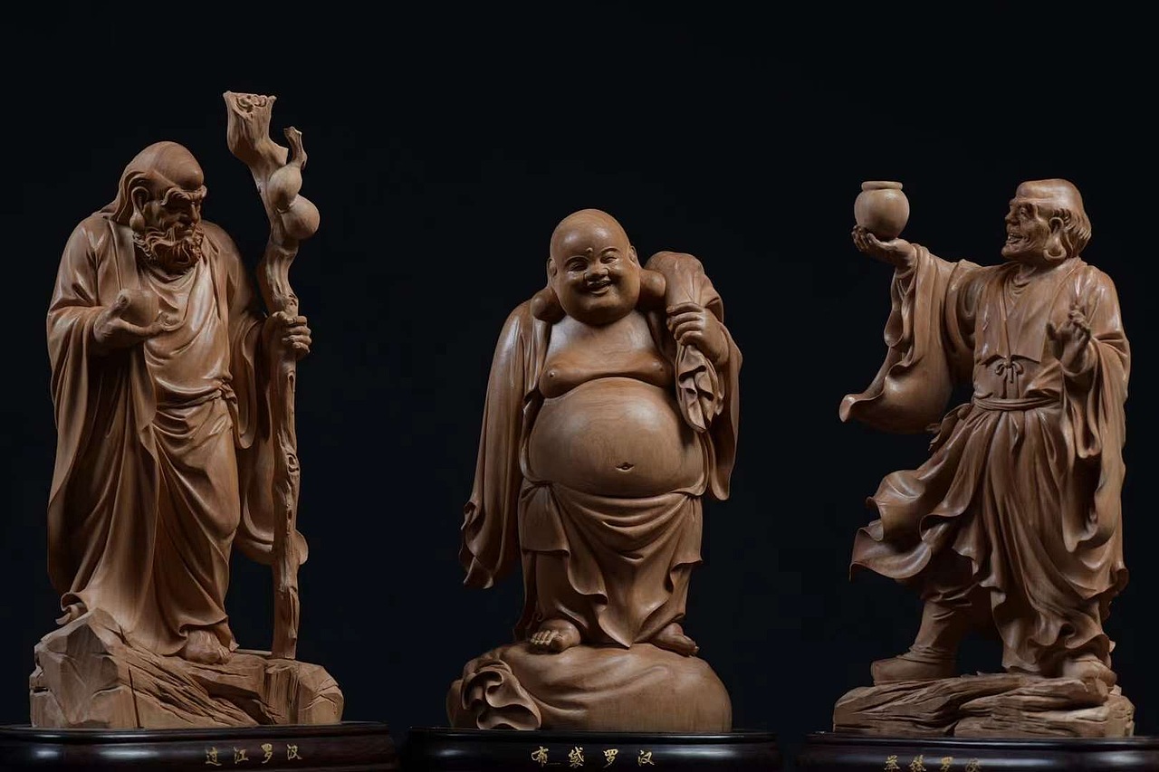 老山檀香——【十八罗汉】（图ZMjU5OTU4Nzg0） - 工艺品设计 - 站酷设计师禅艺原创素材 - 站酷ZCOOL