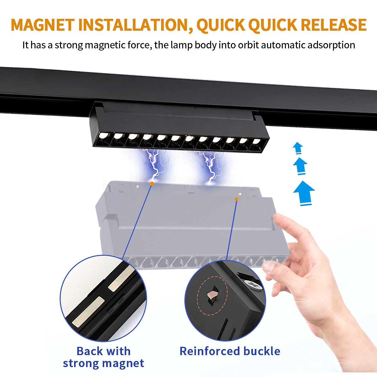 亚马逊磁吸轨道灯主图（图ZMjcwMDYwMjAw） - 其他平面 - 站酷设计师Z77287414原创素材 - 站酷ZCOOL