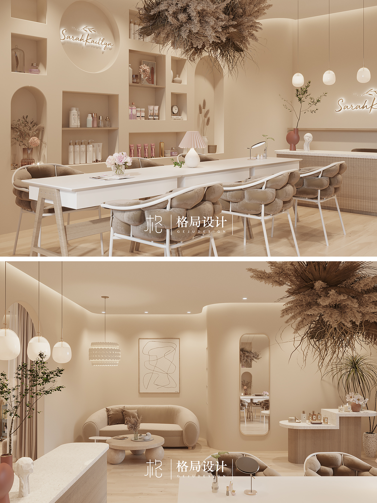 美甲店（圖ZMjY3NTgwOTc2） - 商業(yè)空間設(shè)計(jì) - 站酷設(shè)計(jì)師格局設(shè)計(jì)原創(chuàng)素材 - 站酷ZCOOL