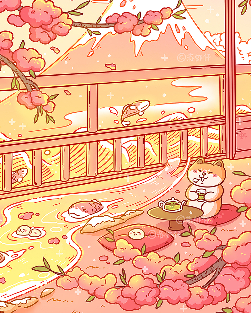 盛不盛开，花都是花（图ZMjg2MTg1NzYw） - 商业插画 - 站酷设计师苏虾仔原创素材 - 站酷ZCOOL