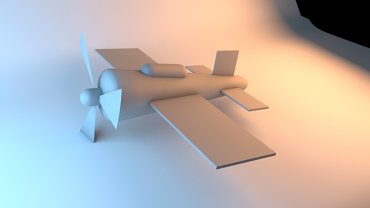 3d建模小飞机