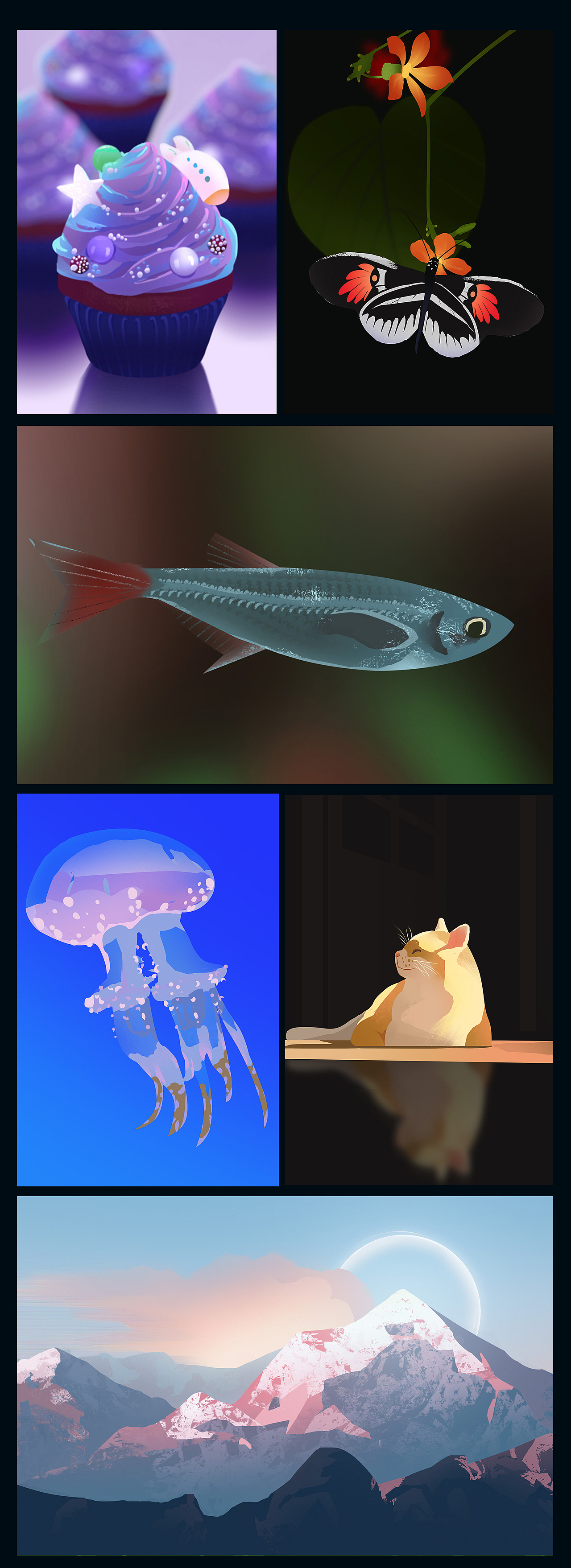 摸鱼画画|小小概括（图ZMjk2MTM5OTky） - 商业插画 - 站酷设计师飞杨的地平线原创素材 - 站酷ZCOOL