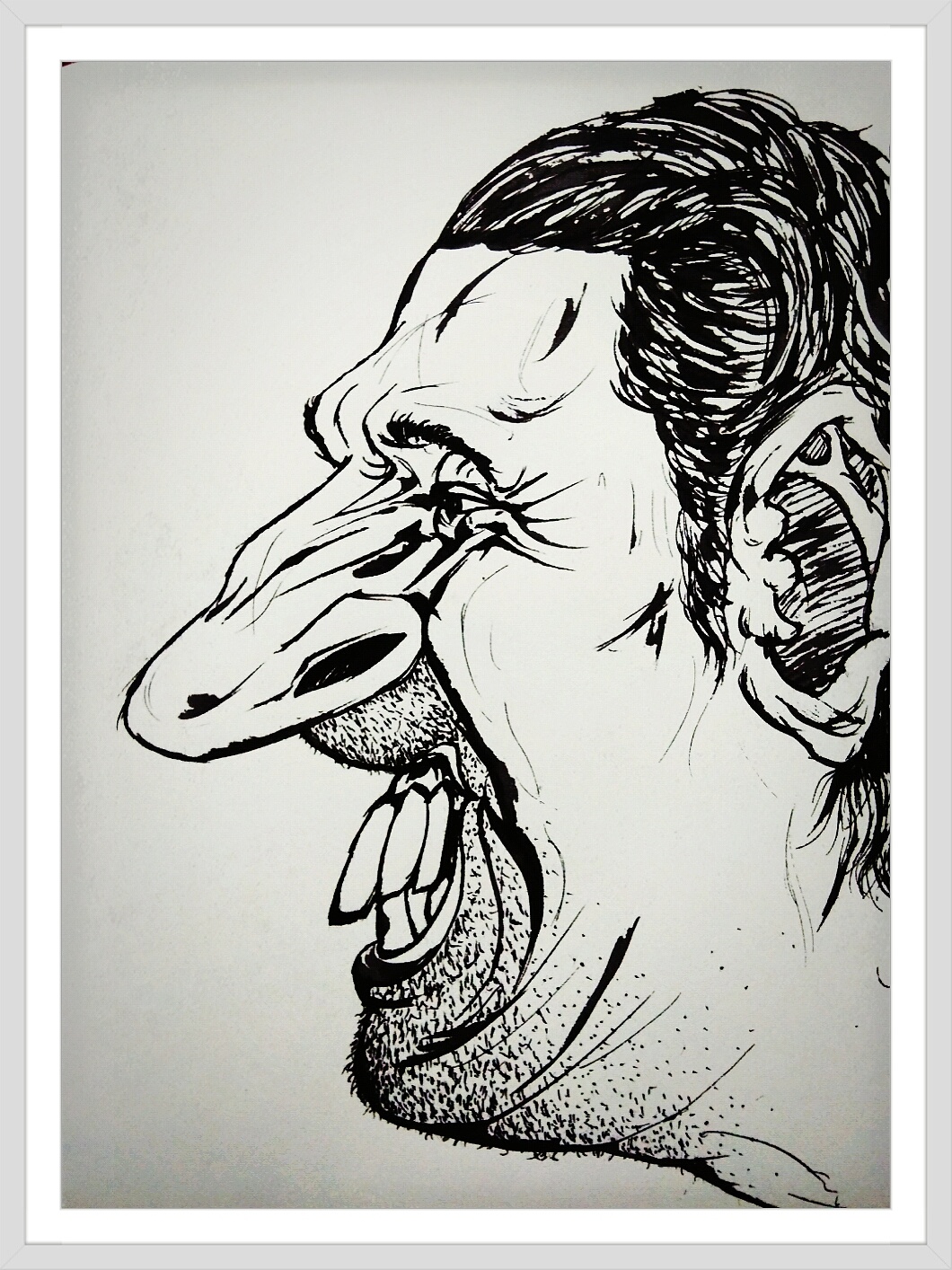 扭曲的肖像|插画|艺术插画|南客先生 - 原创作品 - 站酷 (zcool)