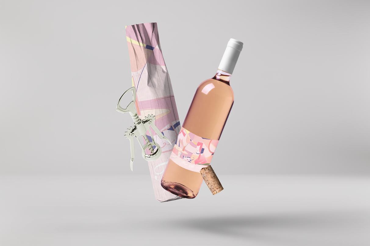 for life果酒包装设计