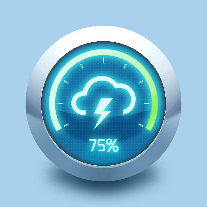 临摹dribbble图标两枚垃圾桶和仪表盘