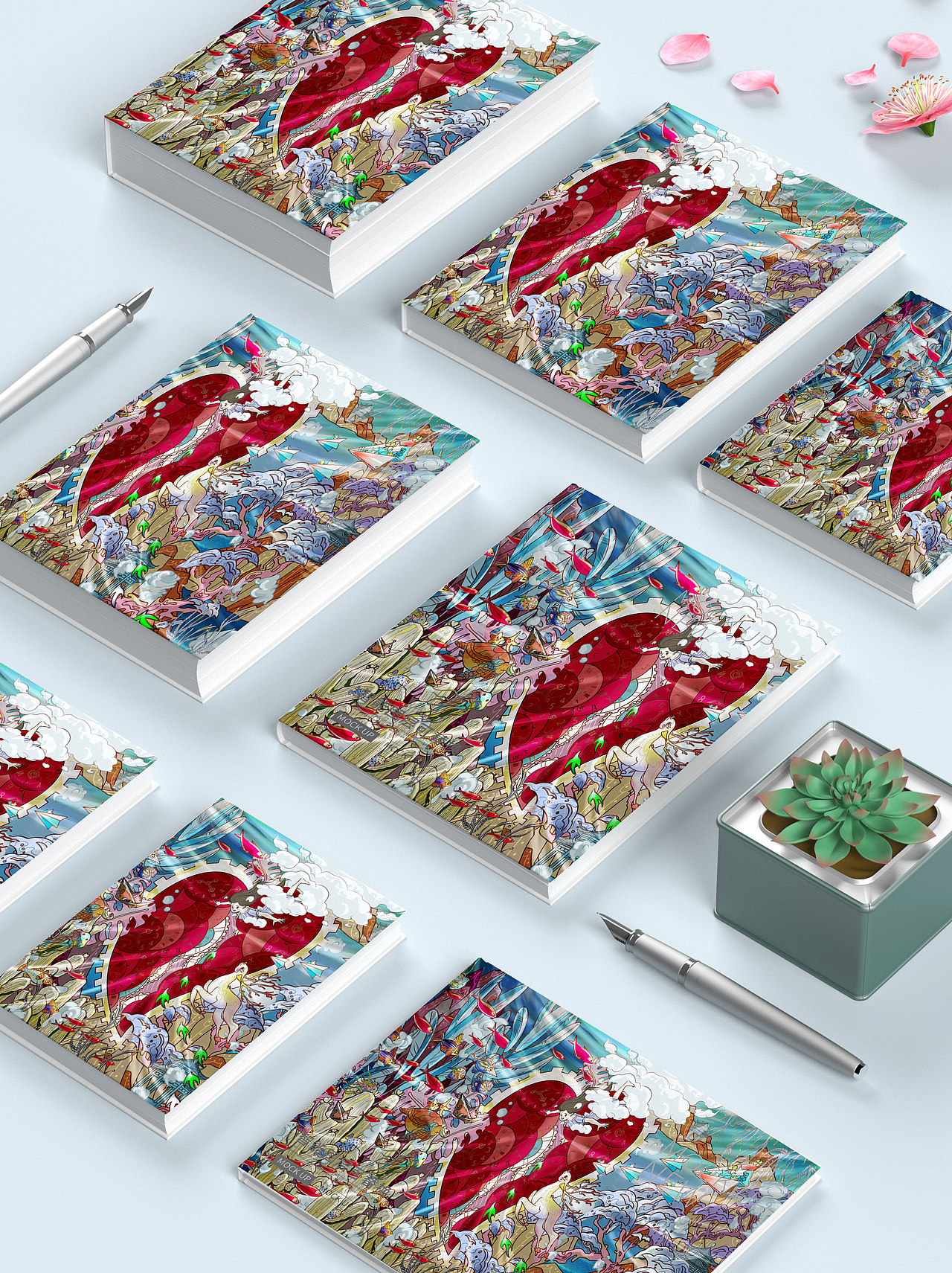 山海有灵，时空幻象，心之所往，畅游新世界。（图ZMzM3NjQ0NDA4） - 商业插画 - 站酷设计师燎星XING原创素材 - 站酷ZCOOL