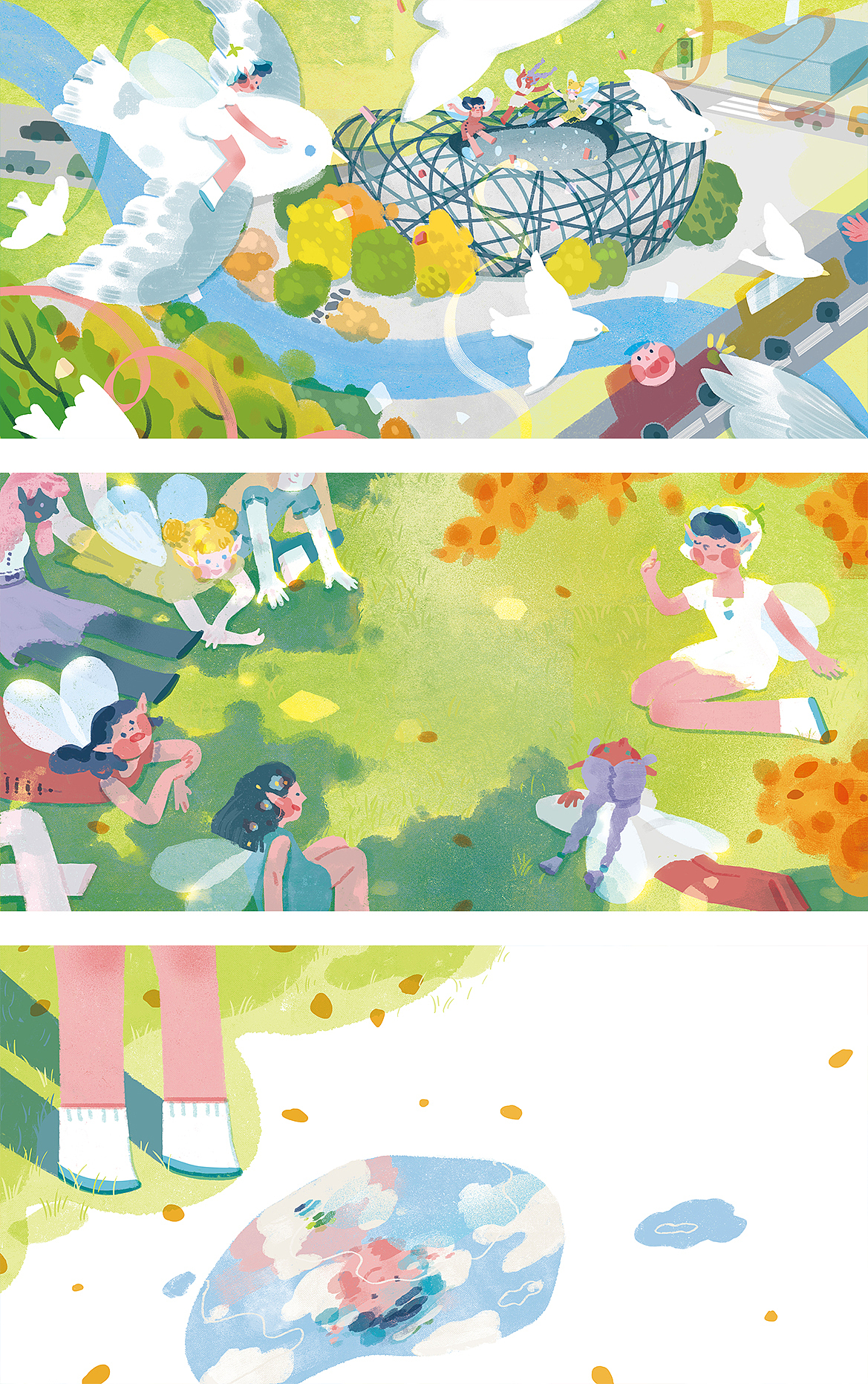 绘本《Andiamo!Thalia》 | 2021世界插画奖