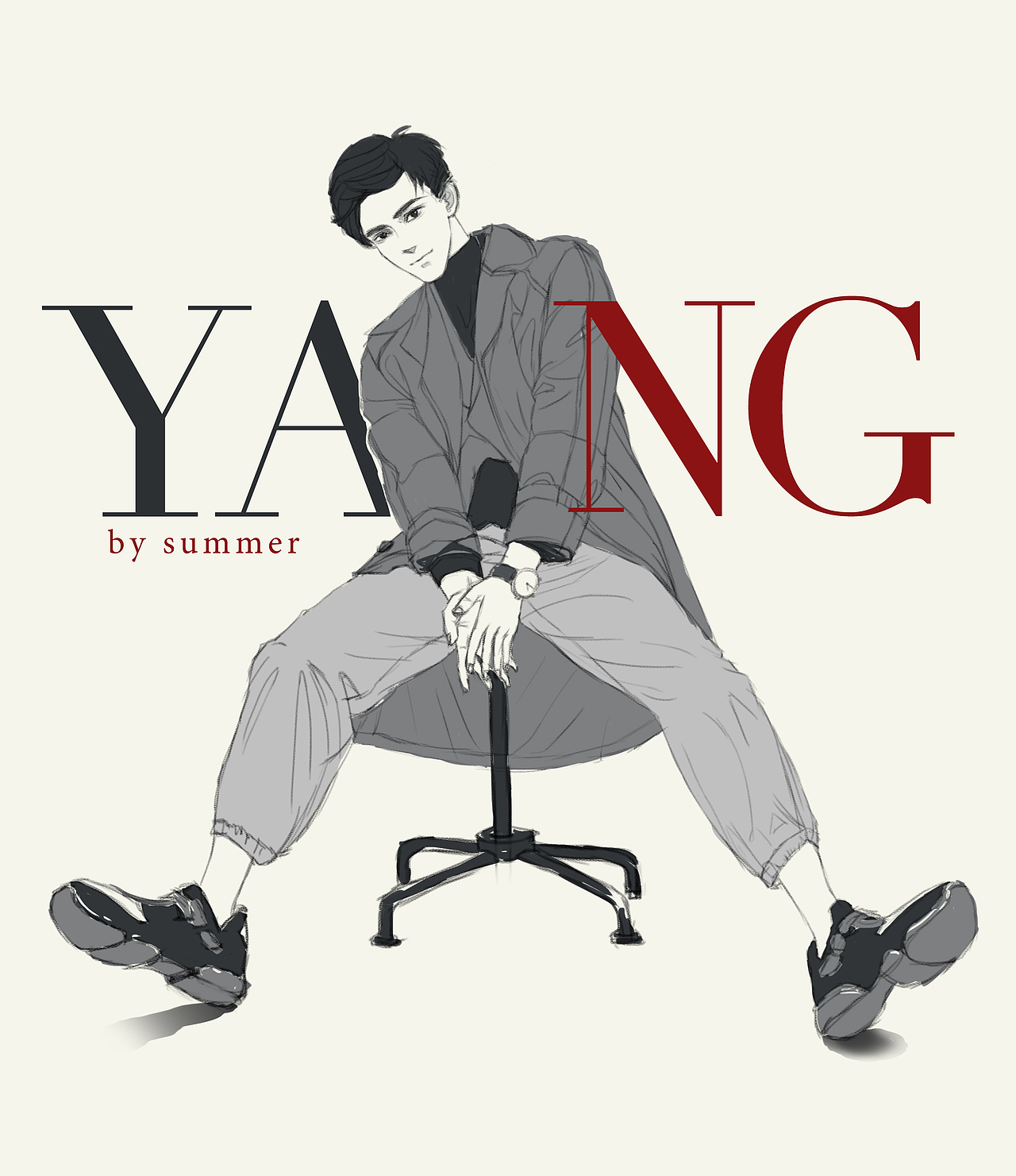 摸鱼记（杨洋1-6）（图ZMTEzNDA0NDE2） - 创作习作 - 站酷设计师鹿夏Summerlu原创素材 - 站酷ZCOOL