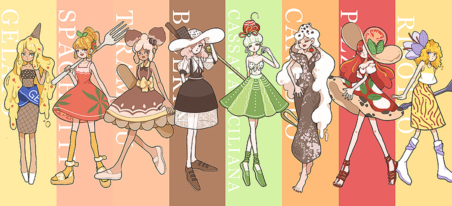 插画习作 | buon appetito!