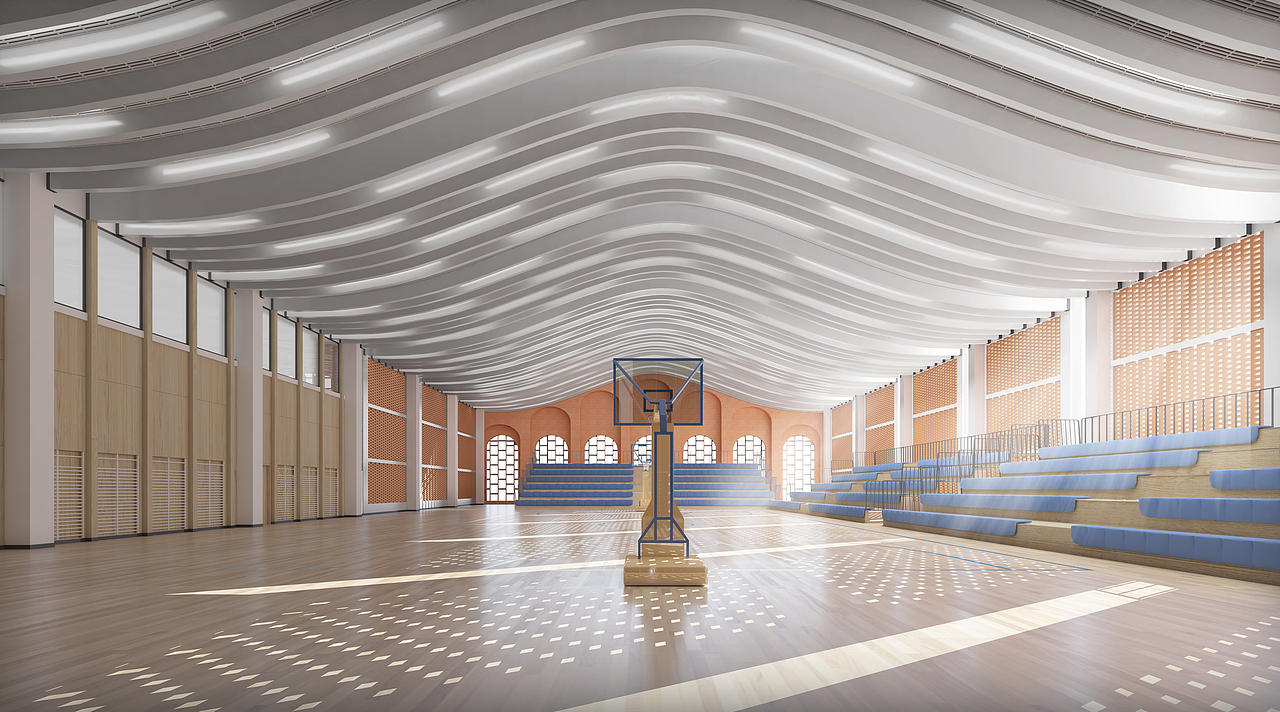 篮球场（图ZMjc1NDMwMTYw） - 其他空间 - 站酷设计师梦幻百花舞原创素材 - 站酷ZCOOL