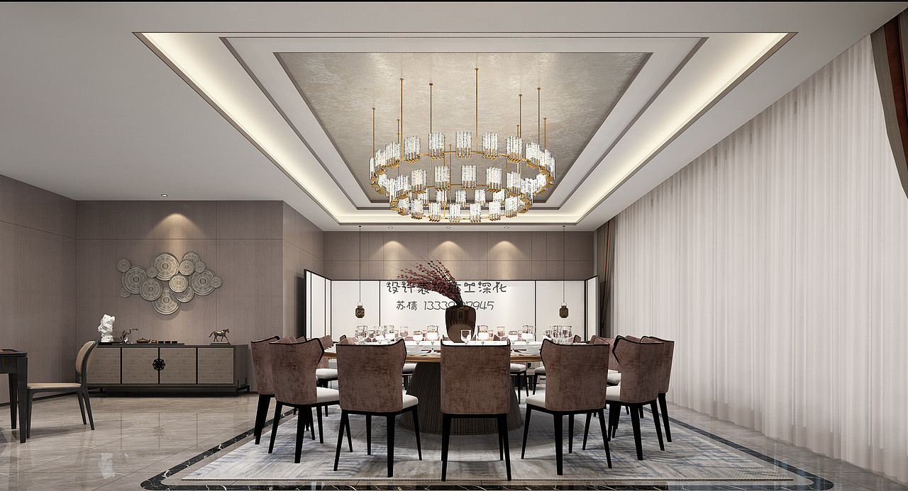 酒店餐厅包厢作品大厅过道接待（图ZMjMxOTU4ODA0） - 家装设计 - 站酷设计师苏倩13339107945原创素材 - 站酷ZCOOL