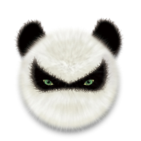 红眼特效熊猫图片