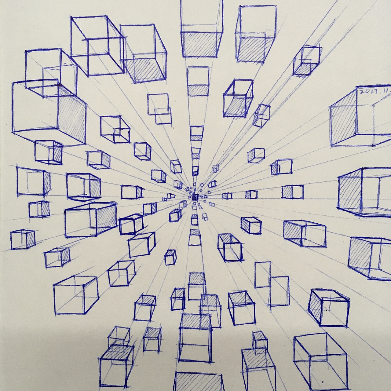 一点透视手绘练习|工业/产品|其他工业/产品|我在故宫做文创_原创作品