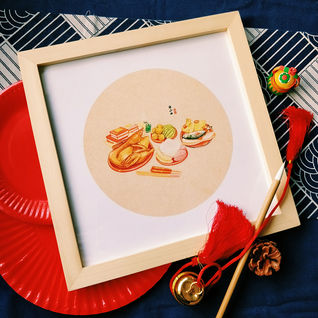 潮汕时节食俗插画