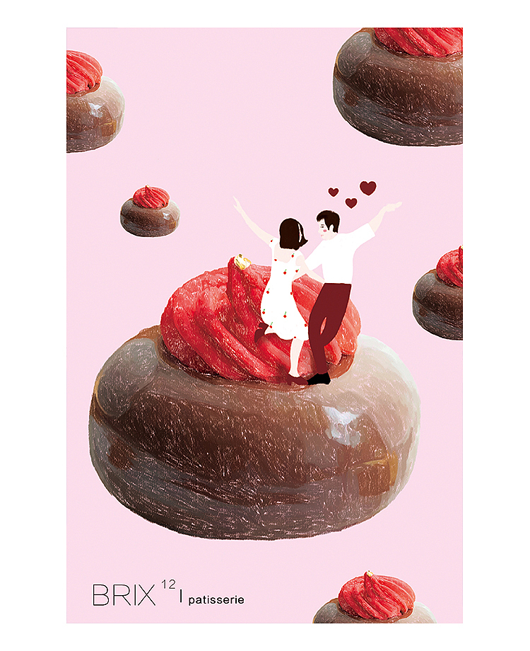 十二糖 | BRIX 12 PATISSERIE「慕斯系列 · 法式甜点」(图ZOTUyOTcwNzY=) - 商业插画 - 站酷设计师nearninini原创素材 - 站酷ZCOOL