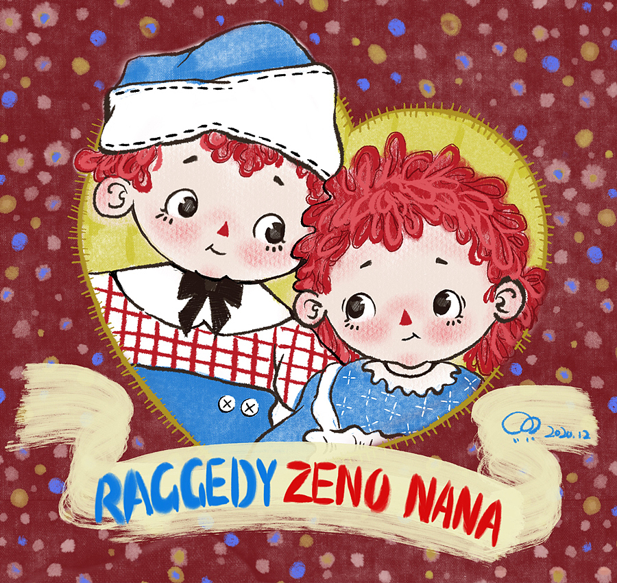【物游|原创】Raggedy zeno&nana圣诞特辑（图ZMjgzNDI3NzIw） - 手办/模玩 - 站酷设计师物游工作室_只只原创素材 - 站酷ZCOOL