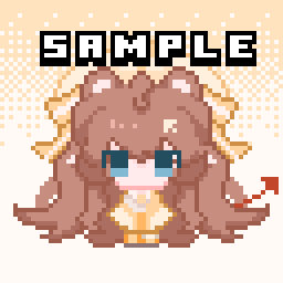 像素眨眼gif小人