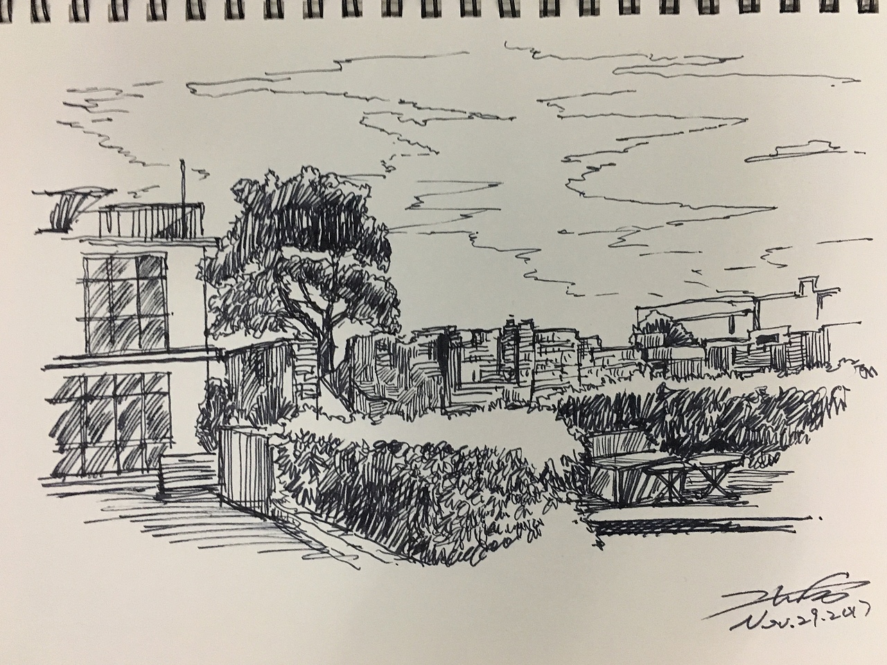 厦门和鼓浪屿的风景建筑速写