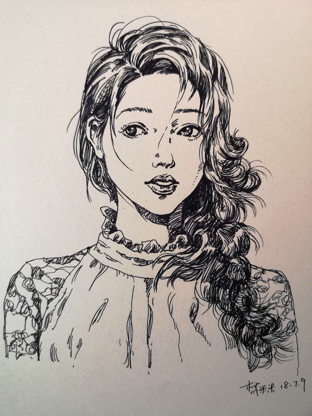 速寫（圖ZMTI4NzM0MjIw） - 繪畫 - 站酷設(shè)計師梵米米原創(chuàng)素材 - 站酷ZCOOL