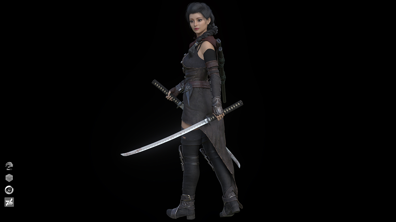 C4D Redshift 角色渲染小练习（图ZMjIzMTU1NTI4） - 人物/生物 - 站酷设计师ganjinlong原创素材 - 站酷ZCOOL