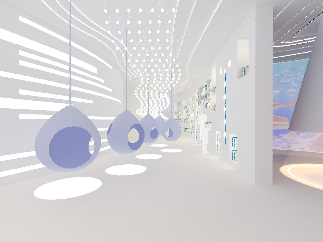 #2020青春答卷#毛毛虫儿童绘本体验馆（图ZMjEyNTQzMzYw） - 展陈设计 - 站酷设计师星star原创素材 - 站酷ZCOOL