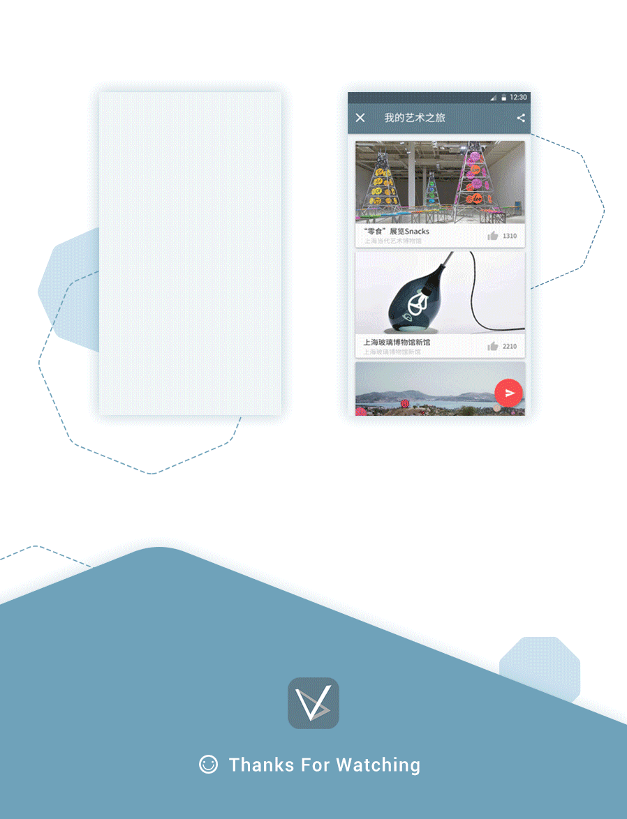 艺术展览 VART/ app Redesign