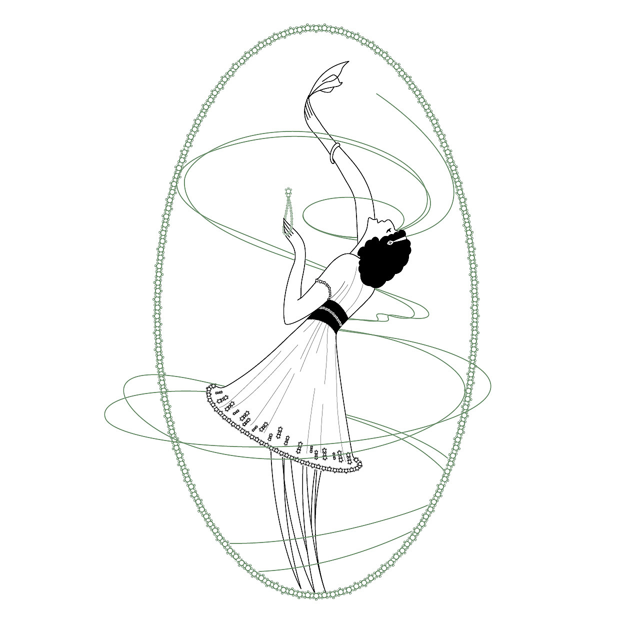 同线起舞的Lady（图ZMTczOTg1NTg4） - 创作习作 - 站酷设计师JoyceJU原创素材 - 站酷ZCOOL