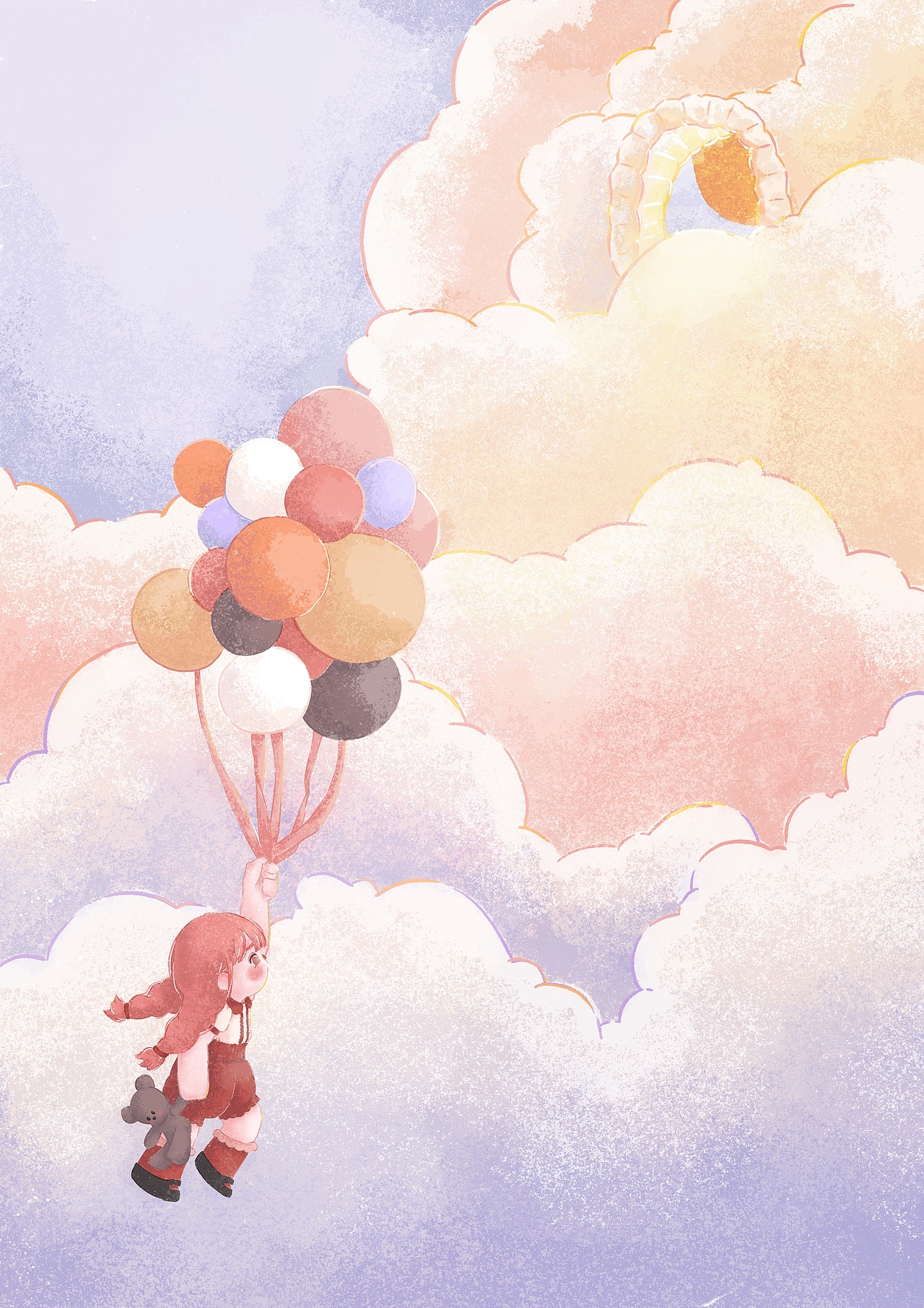 《珍惜中的美好》——一个关于夕阳和珍惜美好的故事（图ZMjg2MzcxMzI0） - 儿童插画 - 站酷设计师悠悠呦呦游游原创素材 - 站酷ZCOOL