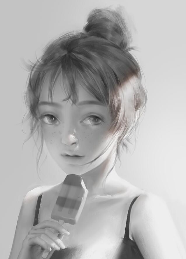 烧鸭绘画课堂演示，和以前相比现在更注重色彩这块啦（图ZMTkyNDc5NTA4） - 游戏原画 - 站酷设计师爱画画的烧鸭原创素材 - 站酷ZCOOL