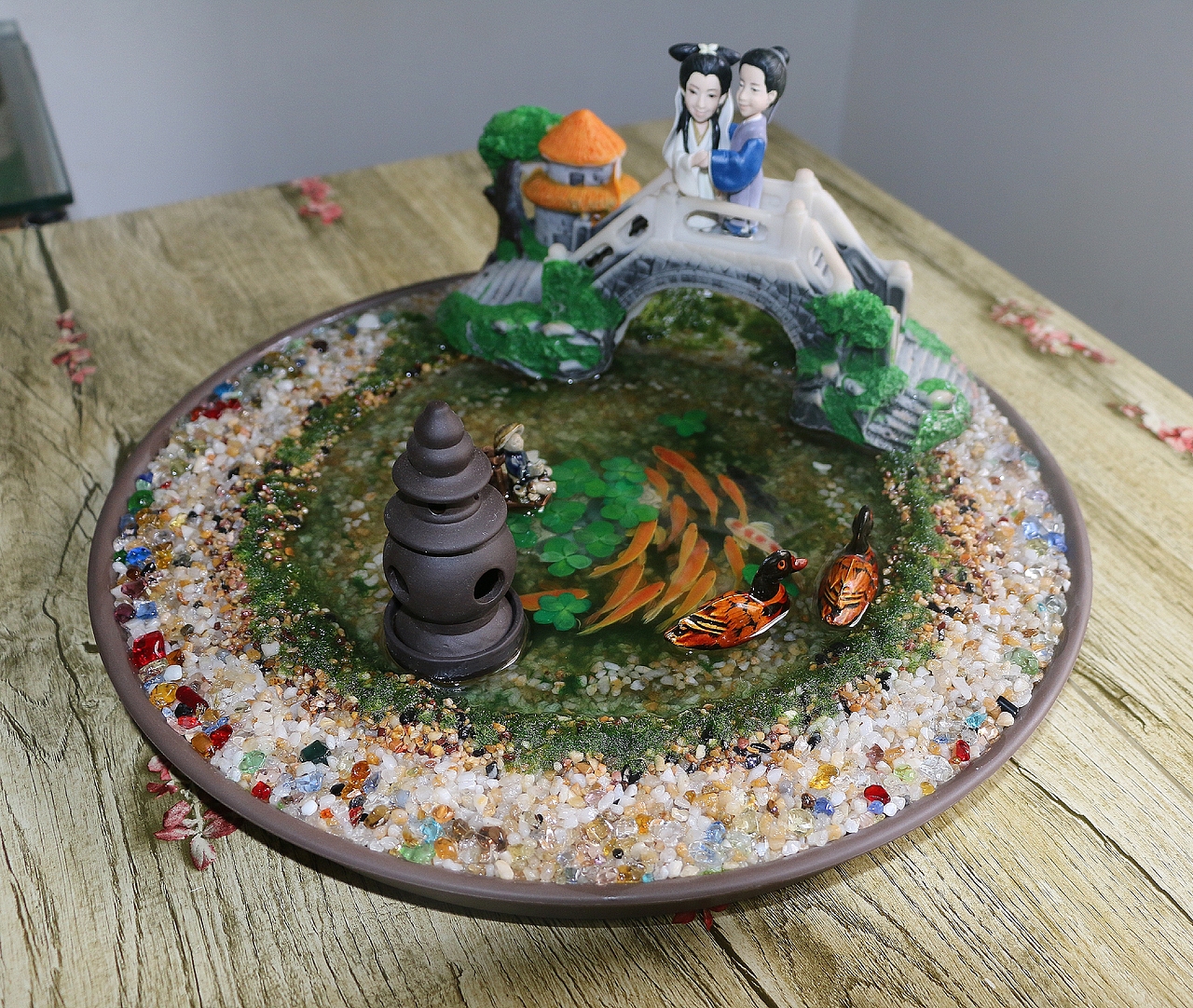 树脂画工艺品-携手千年（图ZMTIzODc0NjI4） - 生活用品 - 站酷设计师翱翔天宇原创素材 - 站酷ZCOOL