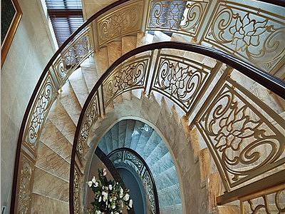 福建铝板雕花护栏上门安装【众钰楼梯】