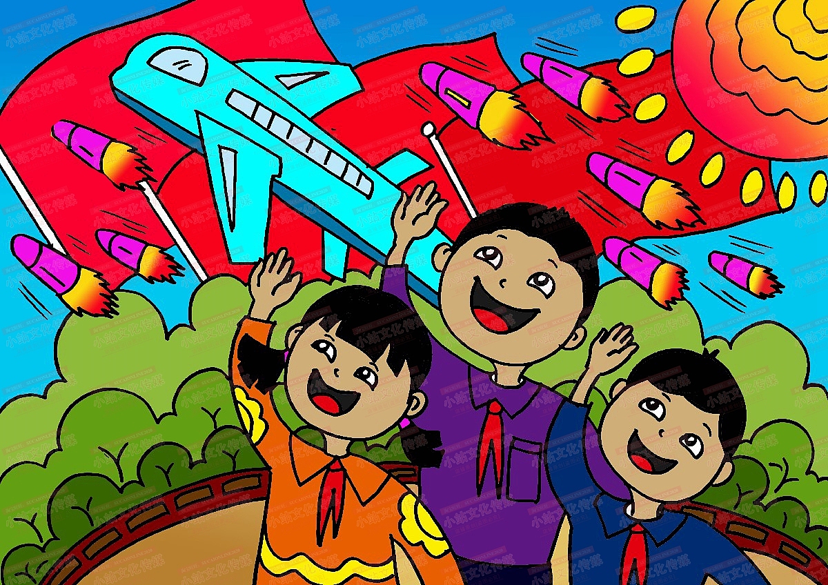 电脑绘画作品 学生绘画 中小学生电脑绘画绘图作品22