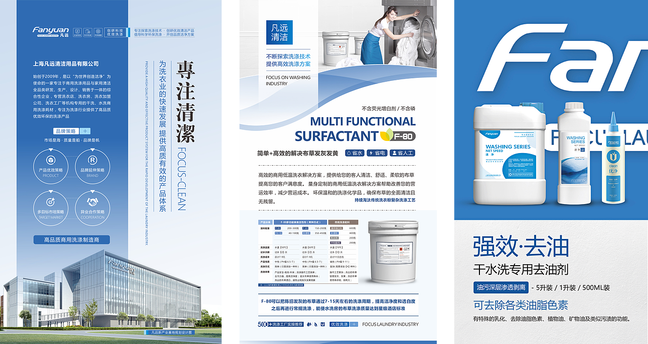 化工清洁产品-海报合集