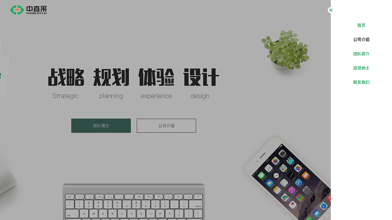 中直采企业官网网站（图ZNDIyODgyNDA=） - 企业官网 - 站酷设计师蚊子werr原创素材 - 站酷ZCOOL
