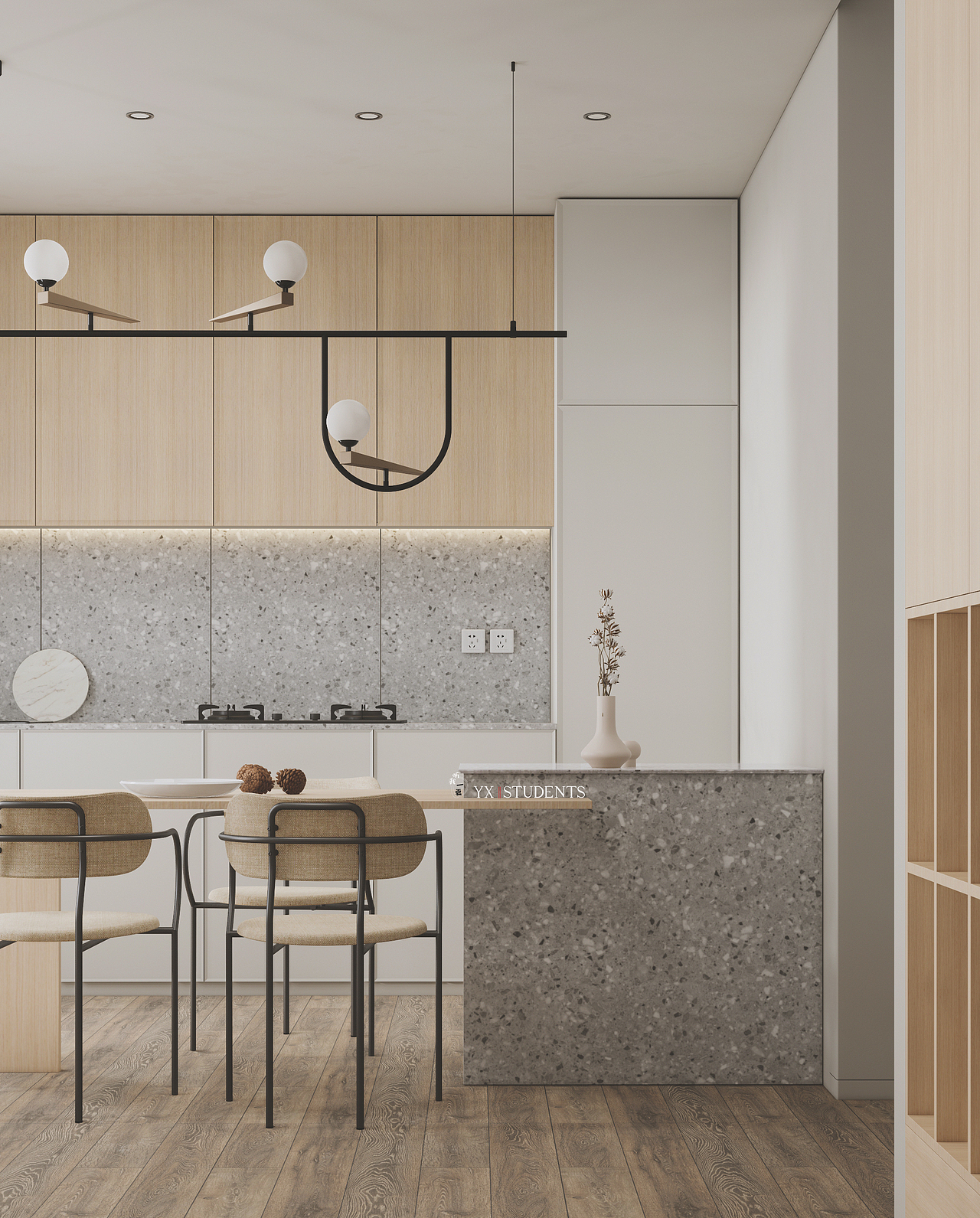 小空間公寓渲染（圖ZMjkwODAwMjk2） - 家裝設(shè)計 - 站酷設(shè)計師聽夏_原創(chuàng)素材 - 站酷ZCOOL