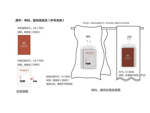 富森美家居价签模板设计