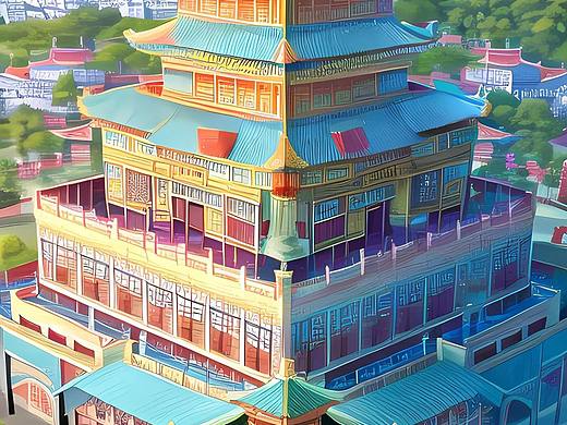 建筑插画练习