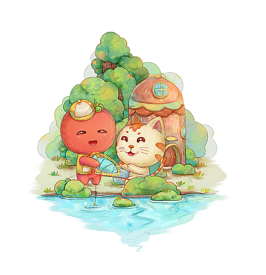 儿童绘本小番茄IP