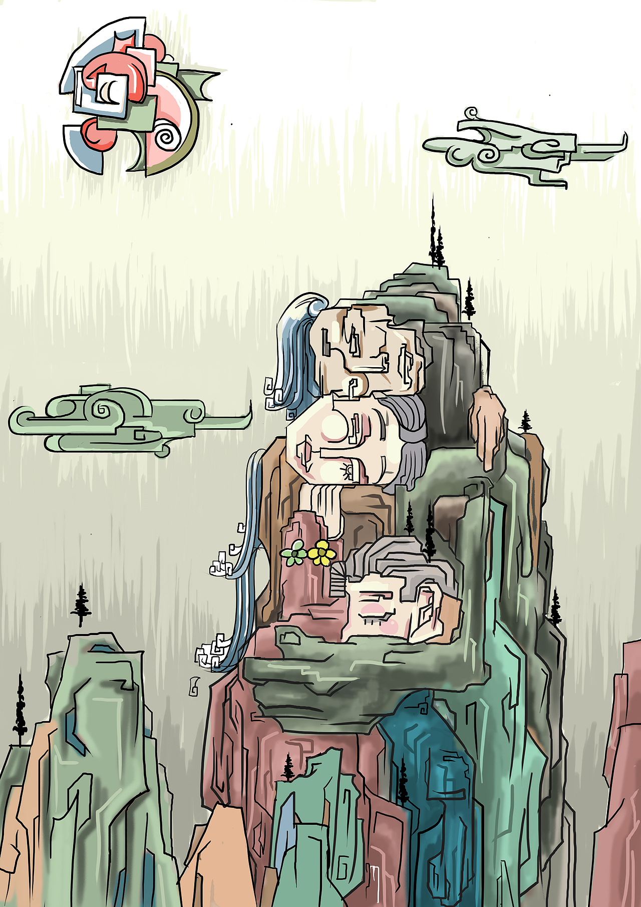 插画平日作品（图ZNTUyODc2NjQ=） - 新锐潮流插画 - 站酷设计师NG恩击原创素材 - 站酷ZCOOL