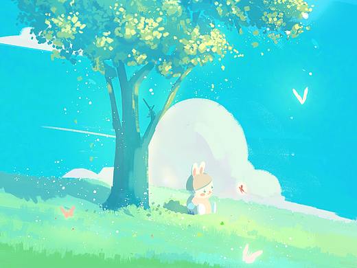 一个午后,树下打盹~