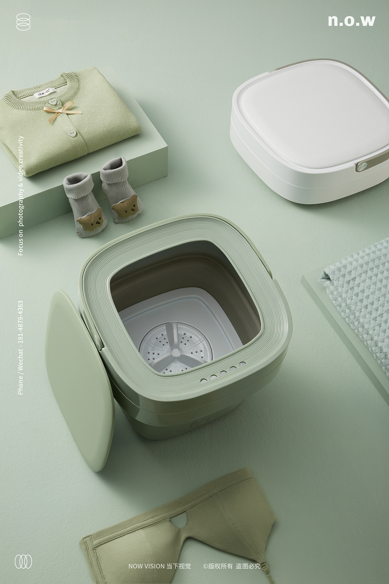 家电摄影 | 善思折叠洗衣机 X 当下视觉