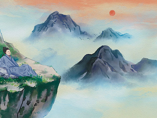 独坐敬亭山
