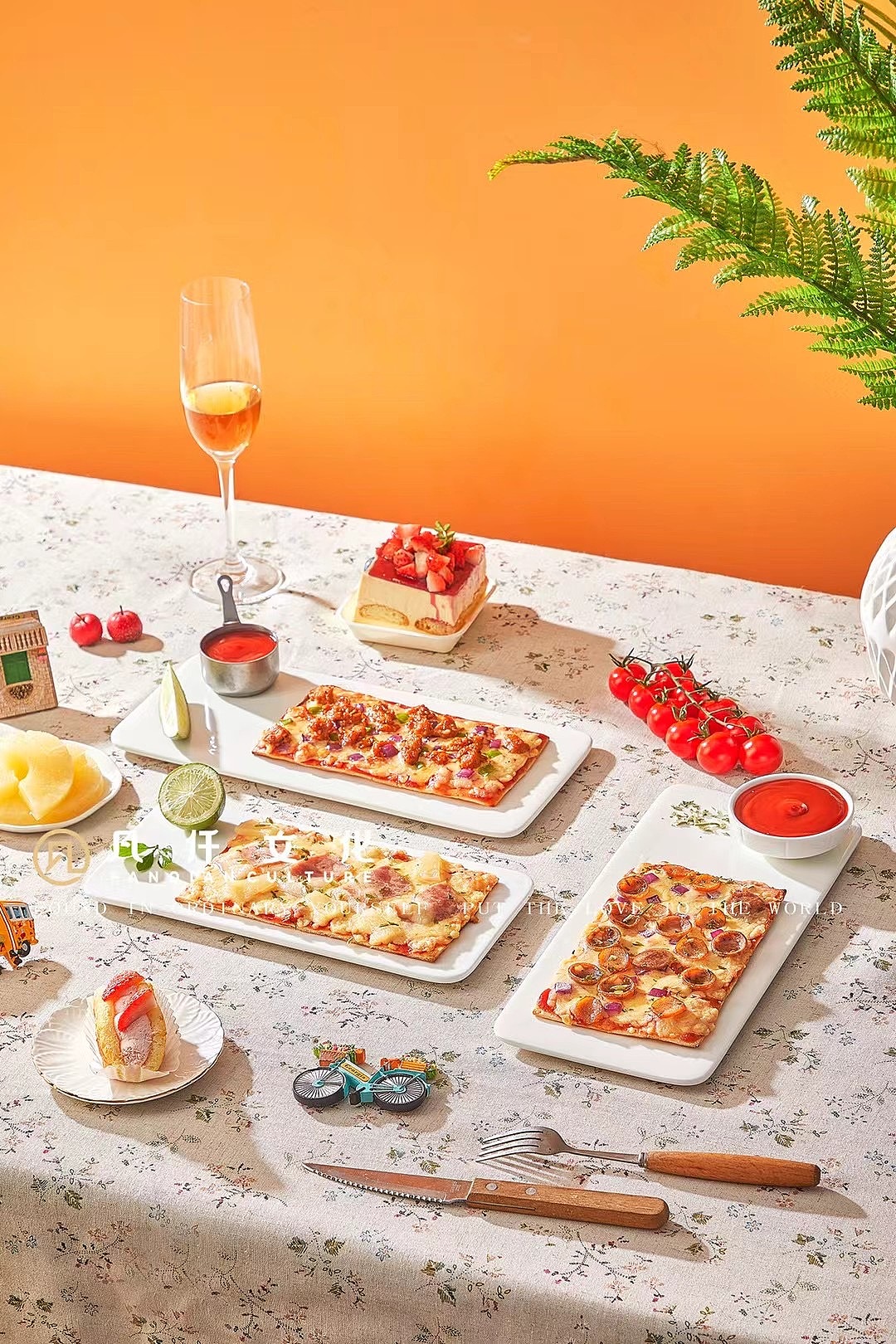 餐饮美食拍摄:薄饼披萨