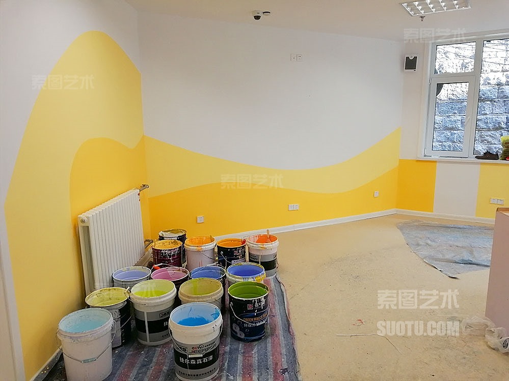 青岛墙体彩绘-学校教育-卡通画（图ZMjYzNzUwNjk2） - 绘画 - 站酷设计师索图雕塑原创素材 - 站酷ZCOOL