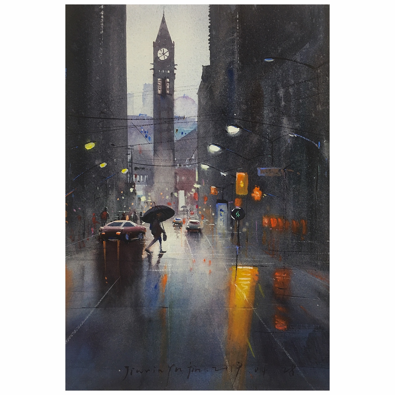 雨后街景（图ZMTY4NTg4MjI0） - 创作习作 - 站酷设计师村南_村北原创素材 - 站酷ZCOOL