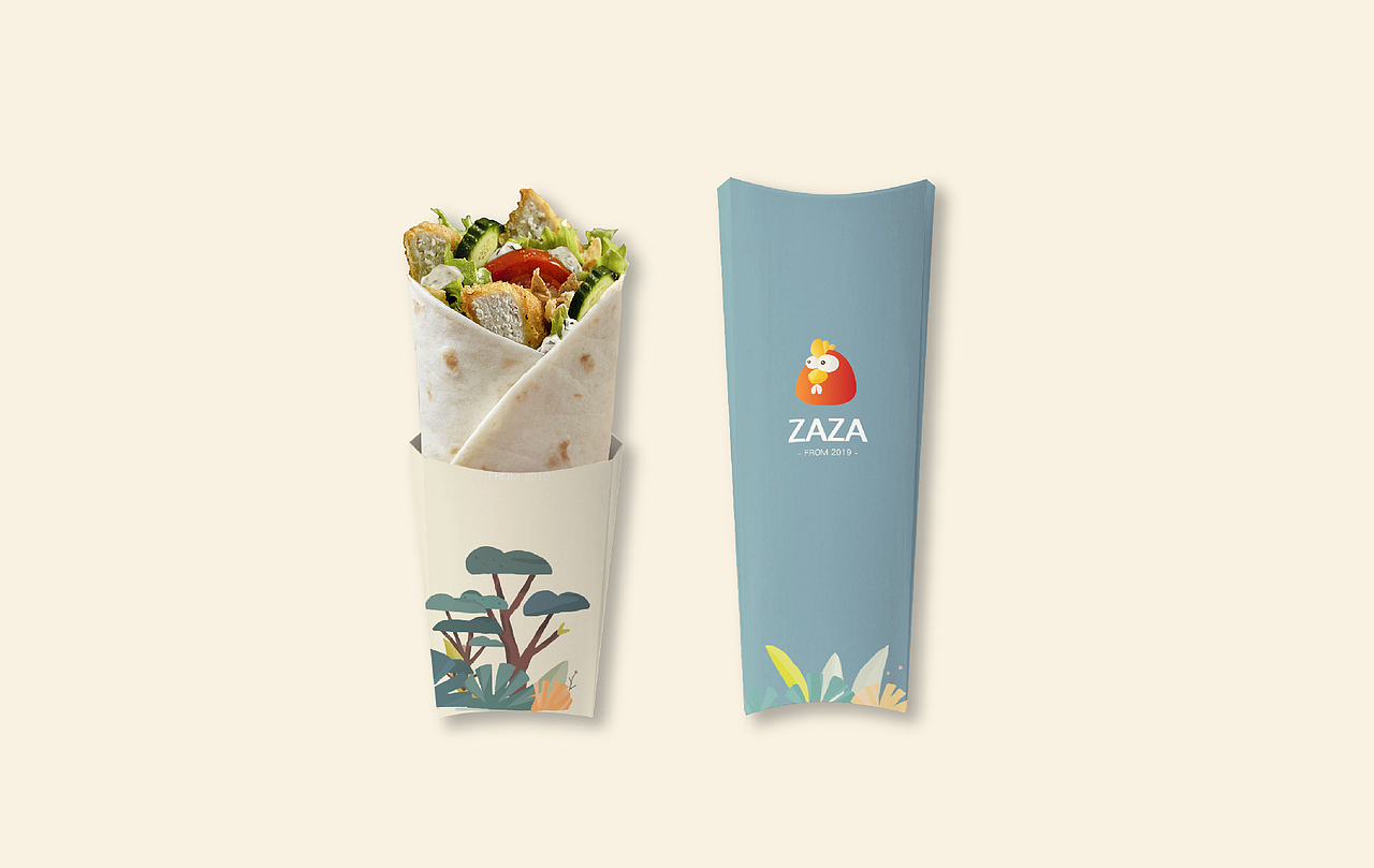 品牌設計-炸雞現(xiàn)代插畫風格練習（圖ZMTkwMzQ3Mzky） - 品牌 - 站酷設計師Ang便便獸原創(chuàng)素材 - 站酷ZCOOL