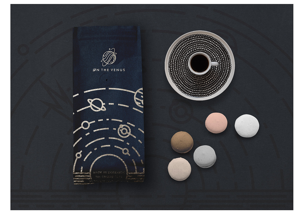 美发品牌Logo设计——ON THE VENUS