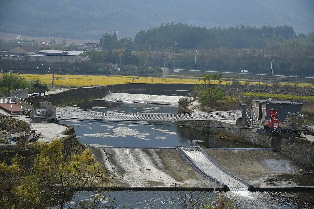 浙江省杭州市余杭区泗溪村风景照