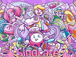 创意-活动视觉海报-多品牌 插画
